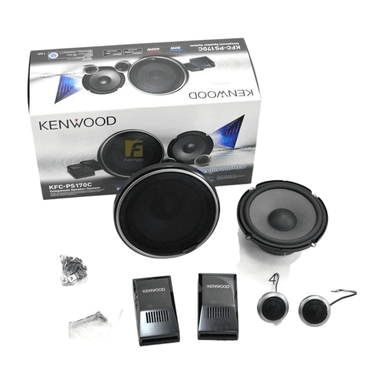 SET KENWOOD COMPONENTES KFC-PS170C 3 VIAS 400WATTS - 2
