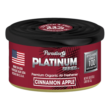 AMBIENTADOR PARA AUTO PARADISE AIR PLATINUM SERIES 100DIAS - MANZANA CANELA