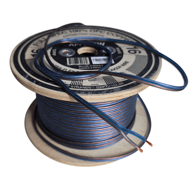 10Metros DE CABLE PARA PARLANTE AUNEX - OFC 100%COBRE - CALIBRE 16AWG - 77  HEBRAS - 7