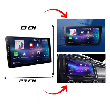 AUTORADIO PIONEER PANTALLA  9' DMH-AP6650BT - YOUTUBE , CAR PLAY Y ANDROID AUTO - 10