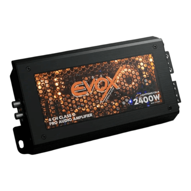 AMPLIFICADOR EVOX 2400WATTS - 4 CANALES - CLASE D - LIGHTNING150.4 - 3