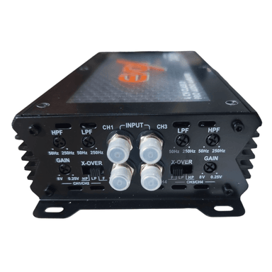 AMPLIFICADOR EVOX 2400WATTS - 4 CANALES - CLASE D - LIGHTNING150.4 - 8