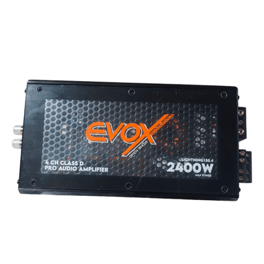 AMPLIFICADOR EVOX 2400WATTS - 4 CANALES - CLASE D - LIGHTNING150.4 - 9