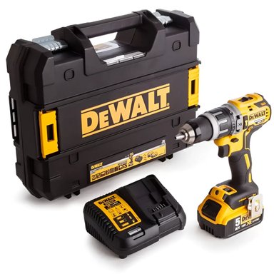 TALADRO PERCUTOR 20V + BATERÍA + MALETA DEWALT DCD796P1-B2