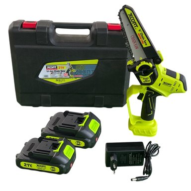 MOTOSIERRA INALÁMBRICA 6 21V + 1 BAT. 2AH XCORT XDC09-2106