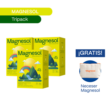 PACK X3 SUPLEMENTO MAGNESOL LIMÓN X 33 SOBRES