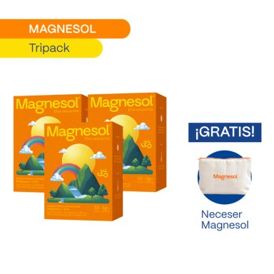 PACK X3 SUPLEMENTO MAGNESOL NARANJA X 33 SOBRES