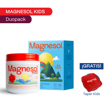 SUPLEMENTO MAGNESOL CLÁSICO 33 SOBRES + KIDS 150GR