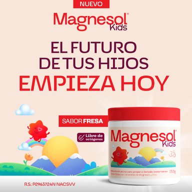 SUPLEMENTO MAGNESOL EFERVESCENTE LIMÓN 33 SOBRES + KIDS 150GR - 3