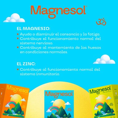 SUPLEMENTO MAGNESOL EFERVESCENTE LIMÓN 33 SOBRES + KIDS 150GR - 4