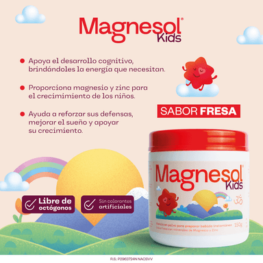 SUPLEMENTO MAGNESOL KIDS 150GR PACK X3 - 2
