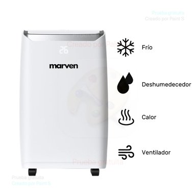 AIRE ACONDICIONADO PORTÁTIL 4 EN 1 WIFI 12000 BTU