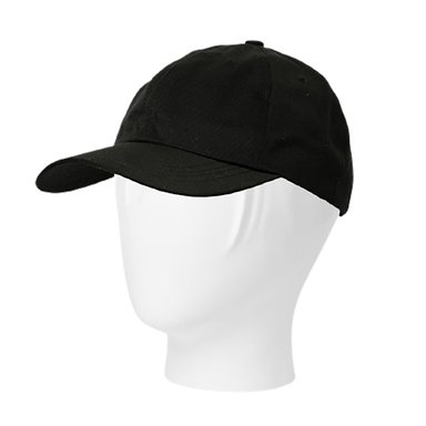 GORRO CLASICO NEGRO CON AJUSTE DE CORREA