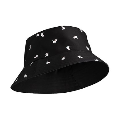 BUCKET HAT REVERSIBLE NEGRO - SCHNAUZER BLANCO