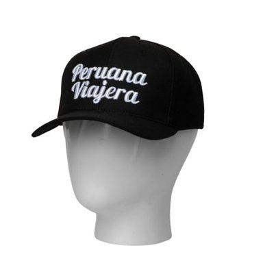 GORRO TODO GORROS PERU NEGRO MODELO PERUANA VIAJERA