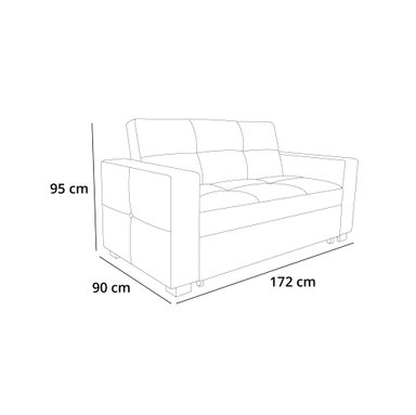 SOFA CAMA BARAKA HOME MADISON 2 PLZ - 6