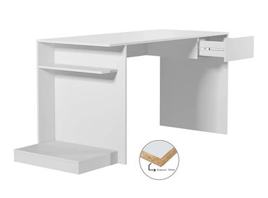 ESCRITORIO GAMER BARAKA HOME SM0001060_200003 156 CM BLANCO NAURU - 2