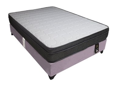 CAMA BARAKA HOME TURIN 2 PLAZAS + 2 ALMOHADAS CLARO