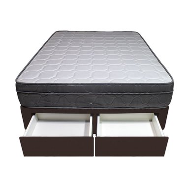 CAMA BARAKA HOME TURIN 2 PLAZAS + 2 CAJONES + 2 ALMOHADAS