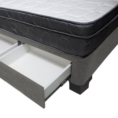 CAMA BARAKA HOME TURIN 2 PLAZAS + 4 CAJONES + 2 ALMOHADAS - 3