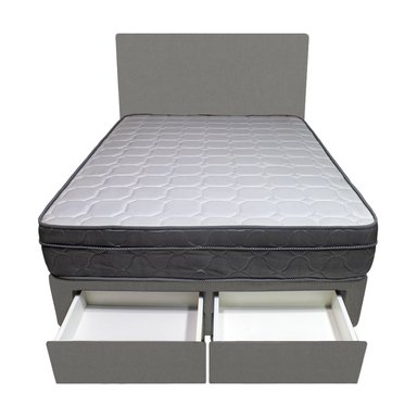 DORMITORIO BARAKA HOME TURIN 1.5 PLAZAS + 2 CAJONES + CABECERA + 1 ALMOHADA