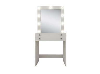 TOCADOR BARAKA HOME ORGANIZADOR CON ESPEJO SAKSUN BLANCO