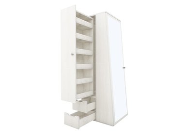 TOCADOR BARAKA HOME ORGANIZADOR ESPEJO HESTUR POLAR BLANCO HUMO - 3