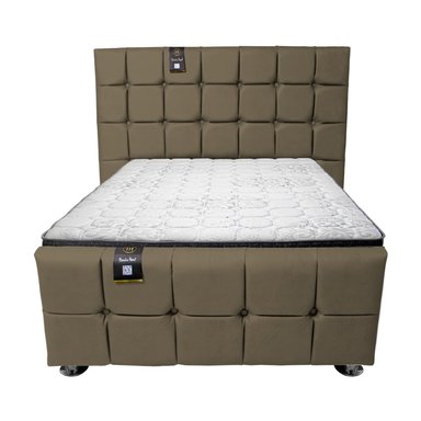 DORMITORIO BARAKA HOME DALLAS 1.5 PLAZAS PIECERA COLCHON POCKET VIP TELA PRANNA