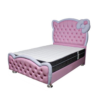 DORMITORIO BARAKA HOME 1.5 PLAZAS PIECERA ROZE COLCHON TURIN TELA PRANNA - 2