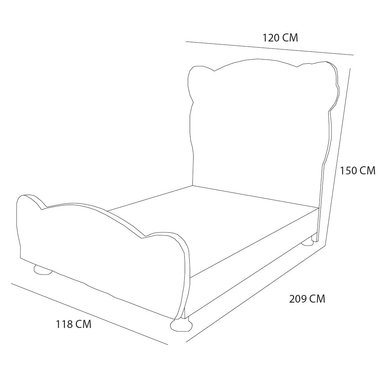 DORMITORIO BARAKA HOME ROZE 1.5 PLAZAS PIECERA TELA PRANNA - 3