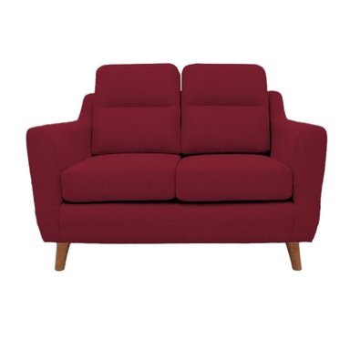 SOFA BARAKA HOME 2 CUERPOS ROJO FLORINA