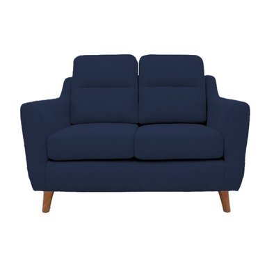 SOFA BARAKA HOME 2 CUERPOS AZUL MARINO FLORINA