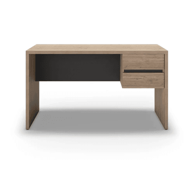 ESCRITORIO CON CAJONES BARAKA HOME EDET - DAMASCO Y NEGRO