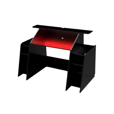 ESCRITORIO GAMER TONGA - NEGRO - 3