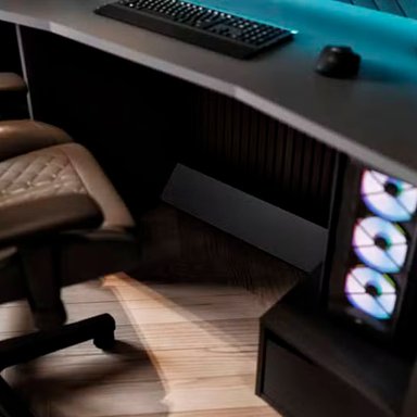 ESCRITORIO GAMER LOLUA - NEGRO - 5