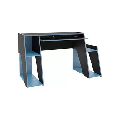 ESCRITORIO GAMER SILVER - NEGRO