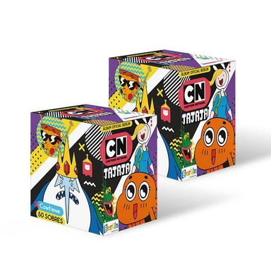 ÁLBUM EDITORIAL BERLIN CARTOON NETWORK 2022, 2 CAJITAS (100 SOBRES)