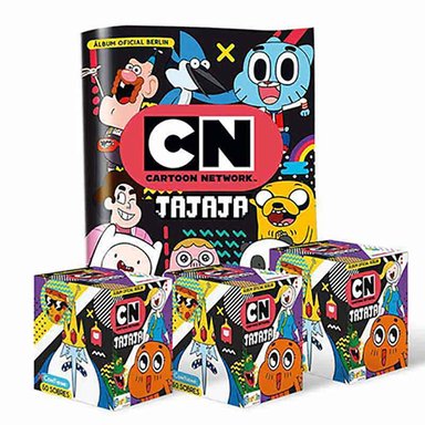 EDITORIAL BERLIN CARTOON NETWORK 2022, ÁLBUM TAPA BLANDA + 3 CAJITAS (150 SOBRES)