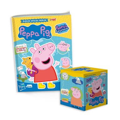 EDITORIAL BERLIN PEPPA PIG, 1 ÁLBUM TAPA BLANDA + 1 CAJITA (50 SOBRES)
