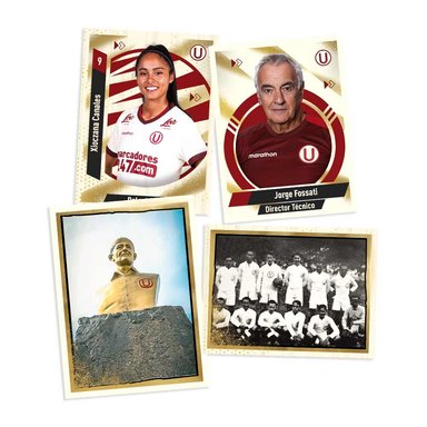 EDITORIAL BERLIN CLUB UNIVERSITARIO DE DEPORTES 2023, 1 ÁLBUM TAPA BLANDA + 1 CAJITA (50 SOBRES) - 3