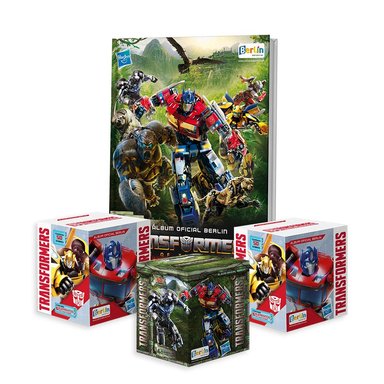 EDITORIAL BERLIN TRANSFORMERS, 1 ÁLBUM TAPA DURA + 3 CAJITAS (150 SOBRES)
