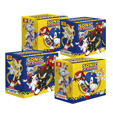 EDITORIAL BERLIN SONIC CARDS, 4 CAJITAS (120 SOBRES)