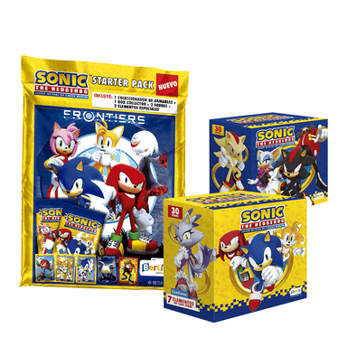 EDITORIAL BERLIN SONIC CARDS, 1 STARTER PACK + 2 CAJITAS (60 SOBRES)