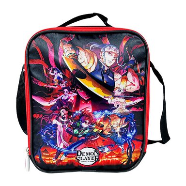 SET SCOOL KOMBAT MOCHILA + LONCHERA + CARTUCHERA OFICIO TELA DEMON SLAYER - 4