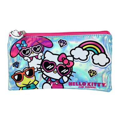 SET SCOOL KOMBAT MOCHILA + LONCHERA + CARTUCHERA TELA HELLO KITTY Y FRIENDS - 5