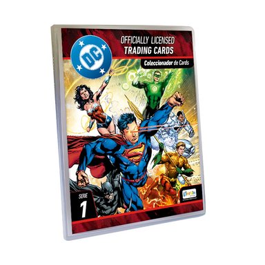 CARDS DC SERIE 1, BINDER COLECCIONADOR