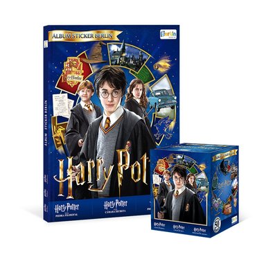 ALBUM HARRY POTTER, ALBUM TAPA DURA + PAQUETON (50 SOBRES)