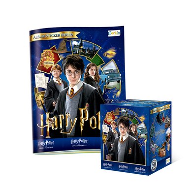 ALBUM HARRY POTTER, ALBUM TAPA BLANDA + PAQUETON (50 SOBRES)