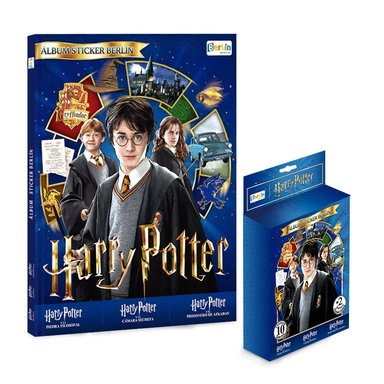 ALBUM HARRY POTTER, ALBUM TAPA DURA + BOX COLECCIONABLE