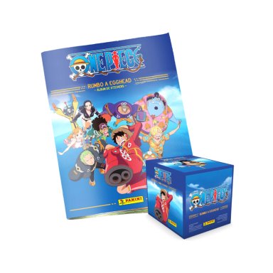 ALBUM ONE PIECE, ALBUM TAPA BLANDA + PAQUETONES (50 SOBRES)